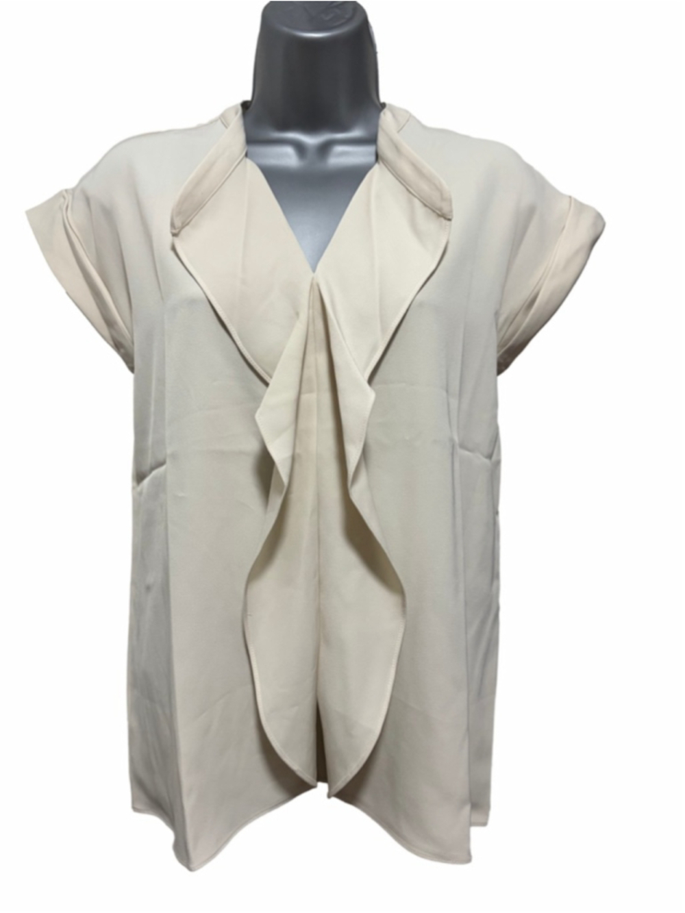 NWT Lyssé Aurelia Ruffle Top in Oat in XS